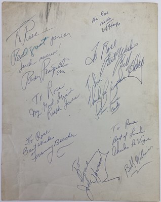 Lot 411 - BILL HALEY - MULTI SIGNED 8 X 10" PHOTO.
