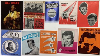 Lot 423 - BILL HALEY/ROCK N ROLL STARS - CONCERT PROGRAMME ARCHIVE.