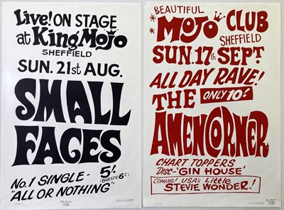 Lot 233 - AMEN CORNER / SMALL FACES - COLIN DUFFIELD LIMITED EDITION POSTER PRINTS.