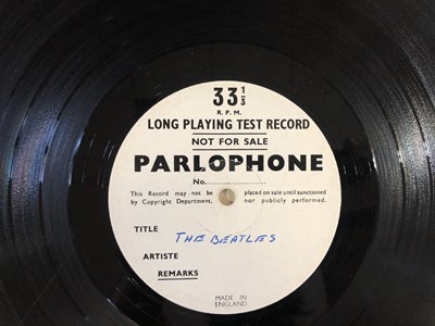 Lot 92 - THE BEATLES - THE BEATLES FOR SALE - ORIGINAL UK PARLOPHONE SINGLE SIDED TEST PRESSING (SIDE 1, XEX 503-4N)