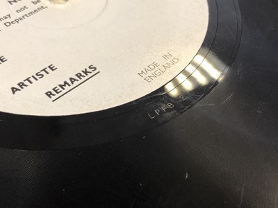 Lot 92 - THE BEATLES - THE BEATLES FOR SALE - ORIGINAL UK PARLOPHONE SINGLE SIDED TEST PRESSING (SIDE 1, XEX 503-4N)