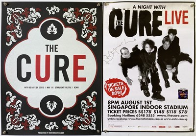 Lot 489 - THE CURE - A SIGNED POSTER / LIMITED EDITION PRINT.