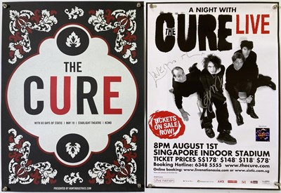 Lot 490 - THE CURE - A SIGNED POSTER / LIMITED EDITION PRINT.