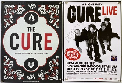 Lot 491 - THE CURE - A SIGNED POSTER / LIMITED EDITION PRINT.