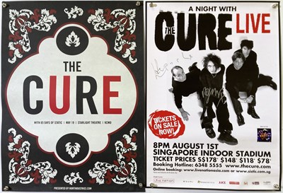 Lot 492 - THE CURE - A SIGNED POSTER / LIMITED EDITION PRINT.