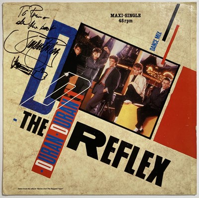 Lot 333 - DURAN DURAN - A SIGNED COPY OF THE REFLEX.