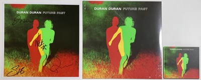 Lot 336 - DURAN DURAN - FUTURE PAST SIGNED INSERT.