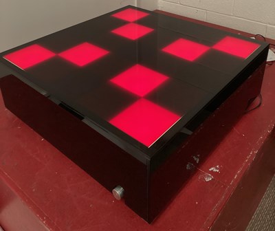 Lot 609 - HABITAT - AN LED COFFEE TABLE BY DAFT PUNK/TOM DIXON, 2004.