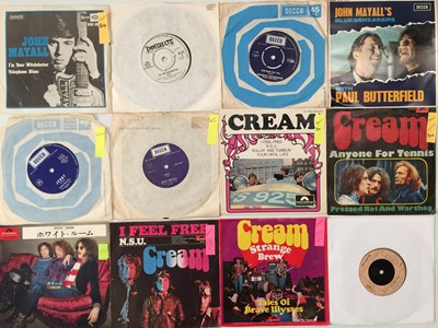 Lot 886 - JOHN MAYALL/ CREAM & RELATED - 7" PACK (INC OVERSEAS)