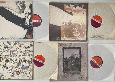 Lot 1040 - LED ZEPPELIN - 'I TO IV' -  PLUM ATLANTIC UK PRESSING LPs