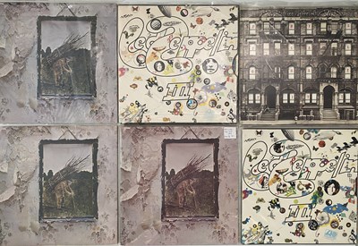 Lot 1041 - LED ZEPPELIN - STUDIO LP COLLECTION PLUS IMMIGRANT SONG JAPANESE 7"