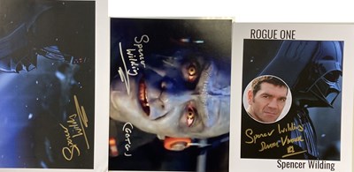 Lot 112 - STAR WARS - SPENCER WILDING INC VIDEO MESSAGE
