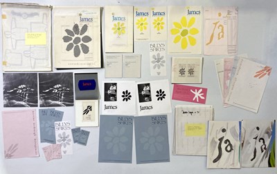 Lot 114 - JAMES - ORIGINAL ARTWORK DESIGNS.