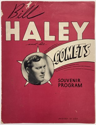 Lot 418 - BILL HALEY - SIGNED CONCERT PROGRAMME.