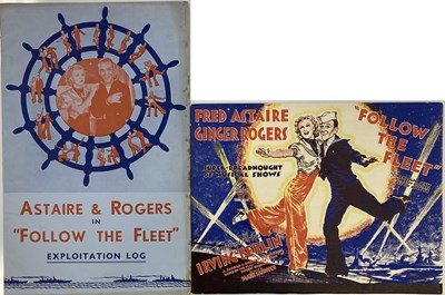 Lot 116 - FRED ASTAIRE - 'FOLLOW THE FLEET' ORIGINAL PROMOTIONAL MATERIALS