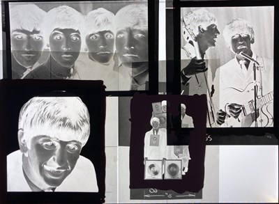 Lot 563 - THE BEATLES - ORIGINAL 1960S NEGATIVES USED FOR MAGAZINES / PUBLICATIONS.