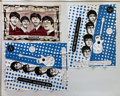 Lot 565 - THE BEATLES - TEA TOWEL/DRESS MATERIAL.