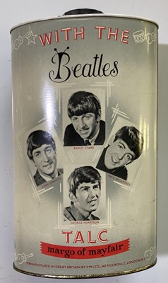 Lot 566 - THE BEATLES - ORIGINAL MARGO OF MAYFAIR TALCUM POWDER.