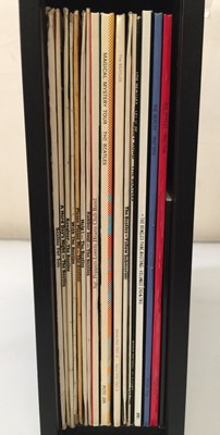 Lot 1143 - THE BEATLES - 'THE BEATLES BOX SET' - LIMITED EDITION 1988 'ROLL TOP' LP BOX SET (WITH 60s ORIGINAL PRESSINGS INC 606-1 REVOLVER))