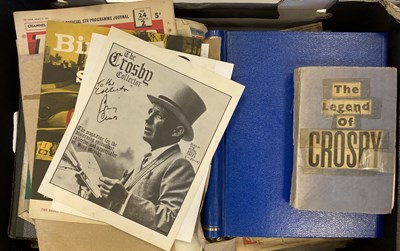 Lot 120 - BING CROSBY ARCHIVE - SCRAPBOOKS AND MORE FROM 'BING'S BIGGEST FAN'