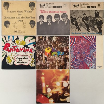 Lot 1148 - THE BEATLES - COMPLETE CHRISTMAS FLEXI DISC COLLECTION