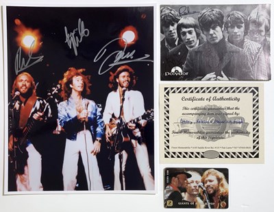 Lot 343 - BEE GEES SIGNATURES.
