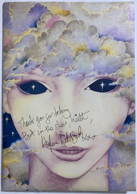 Lot 344 - KATE BUSH - LIONHEART TOUR PROGRAMME SIGNED BY KATE BUSH.