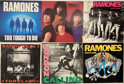Lot 1218 - RAMONES / THE CLASH / SEX PISTOLS / BUZZCOCKS - 7" & LP COLLECTION