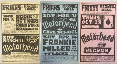 Lot 184 - THE FRIARS AYLESBURY - FLYER ARCHIVE - MOTORHEAD.