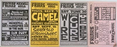 Lot 186 - THE FRIARS AYLESBURY - FLYER ARCHIVE - SIOUXSIE AND THE CURE.