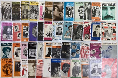 Lot 62 - MUSIC SHEETS INC BEATLES.