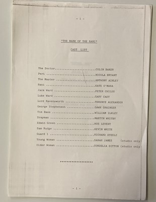 Lot 137 - DOCTOR WHO PIP AND JANE BAKER RELATED MEDIA COLLECTION