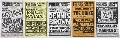 Lot 100 - ORIGINAL FRIARS, AYLESBURY HANDBILLS - SKA / 2 TONE.
