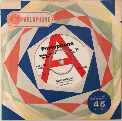 Lot 28 - THE BEATLES - PLEASE PLEASE ME 7" - ORIGINAL UK DEMO (PARLOPHONE 45-R 4983)