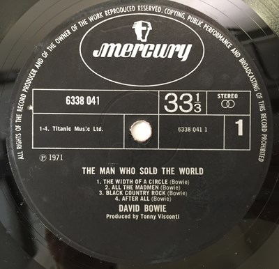 Lot 4 - DAVID BOWIE - THE MAN WHO SOLD THE WORLD LP (UK ORIGINAL 'DRESS SLEEVE' - 'TONNY' CREDIT - MERCURY 6338 041)