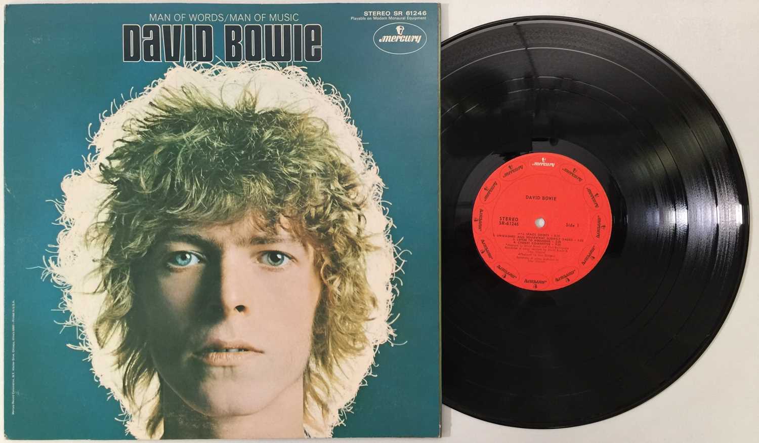 Lot 7 - DAVID BOWIE - MAN OF WORDS/ MAN OF MUSIC LP (US ORIGINAL - MERCURY SR-61246)