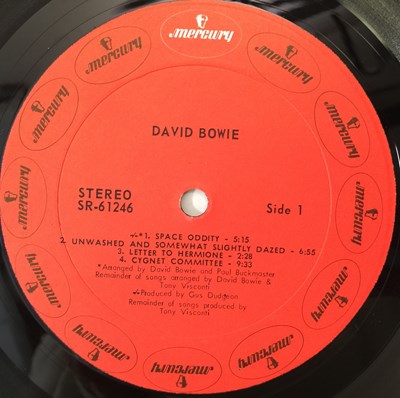 Lot 7 - DAVID BOWIE - MAN OF WORDS/ MAN OF MUSIC LP (US ORIGINAL - MERCURY SR-61246)