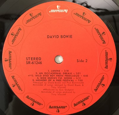 Lot 7 - DAVID BOWIE - MAN OF WORDS/ MAN OF MUSIC LP (US ORIGINAL - MERCURY SR-61246)