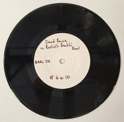Lot 17 - DAVID BOWIE - IN BERTOLT BRECHT'S BAAL 7" (W/ LBL TEST PRESSING - ABBEY ROAD BAAL 7)