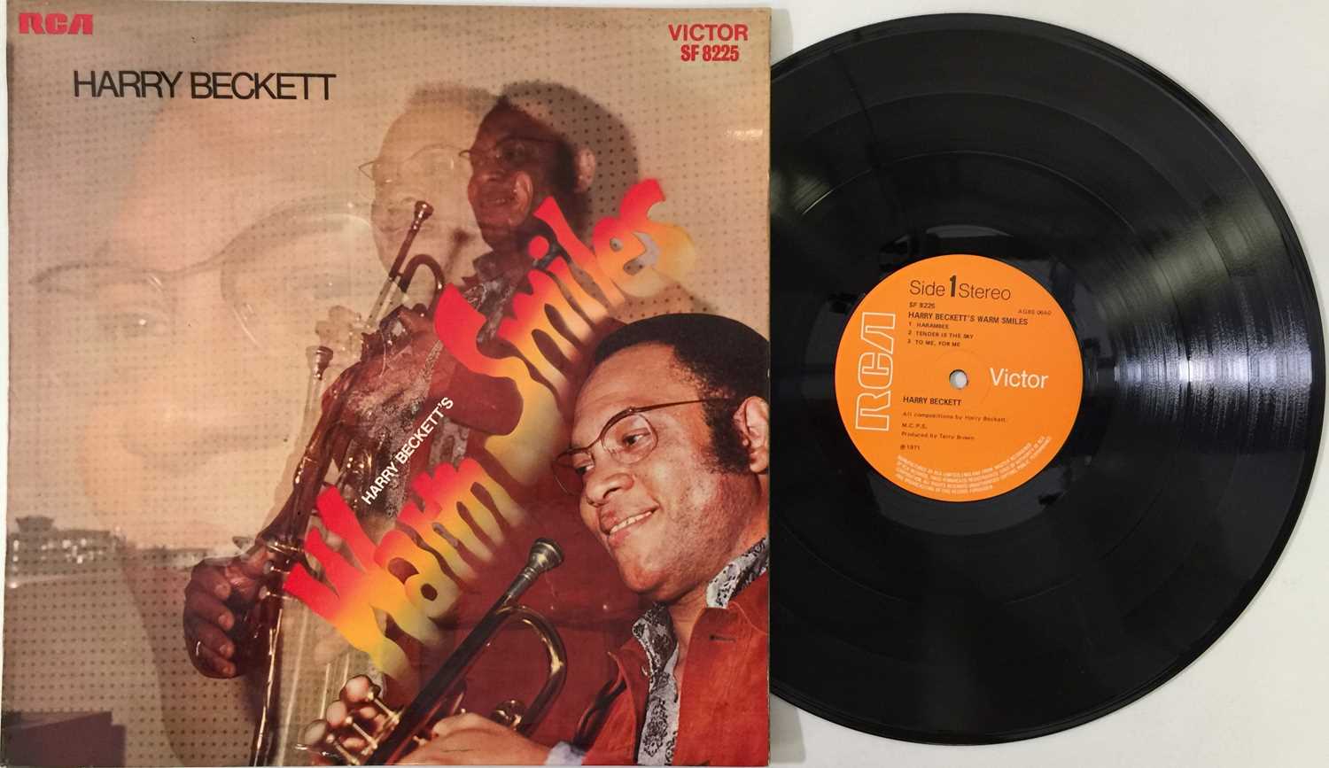 Lot 60 - HARRY BECKETT - HARRY BECKETT'S WARM SMILES LP (CONTEMPORARY JAZZ - UK RCA SF 8225)