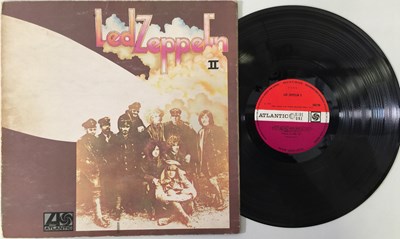 Lot 76 - LED ZEPPELIN - II LP (PLUM/ RED - WRECK MISPRINT - ATLANTIC 588198)