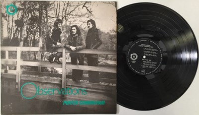 Lot 90 - PORTER CUNNINGHAM - OBSERVATIONS LP (RARE FOLK - UK OG - FHR027)