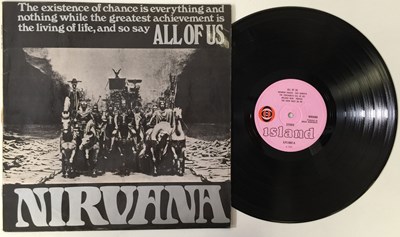 Lot 100 - NIRVANA - ALL OF US LP (UK PINK ISLAND - ILPS 9087)