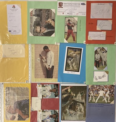 Lot 168 - SPORTS AUTOGRAPHS - CRICKET