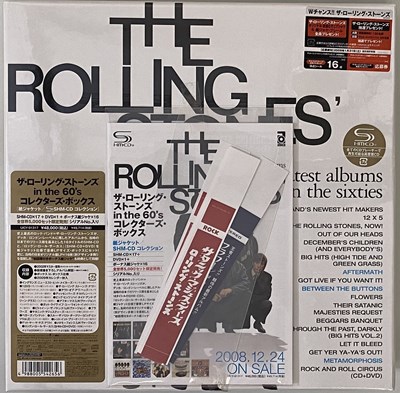 Lot 162 - THE ROLLING STONES - GREATEST ALBUMS OF THE SIXTIES (LTD EDITION 2008 CD/DVD JAPANESE BOX SET - UICY 91317)