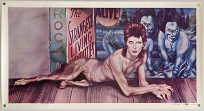 Lot 115 - DAVID BOWIE - ORIGINAL MAINMAN DIAMOND DOGS POSTER.