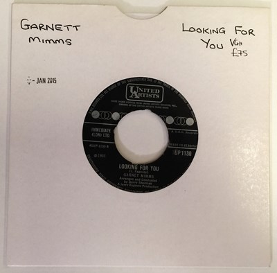 Lot 262 - GARNET MIMMS - LOOKING FOR YOU/ I'LL TAKE GOOD CARE OF YOU 7" (NORTHERN - UP 1130)