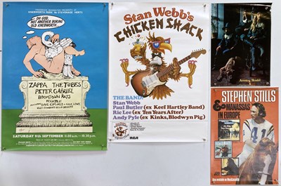 Lot 173 - 1970S POSTERS INC CHICKEN SHACK / ZAPPA ETC.