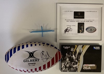 Lot 199 - BILLY VUNIPOLA SIGNED RUGBY BALL