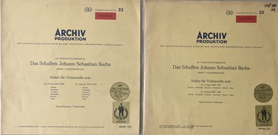 Lot 27 - PIERRE FOURNIER - BACH - SUITEN FUR VIOLONCELLO - LPs